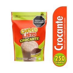 Chocolisto En Polvo Crocante Con Vitaminas Y Minerales Doypack x 250gr