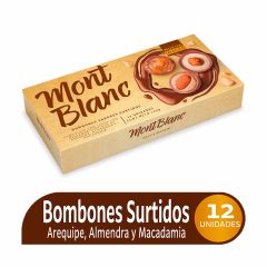 Chocolatina Montblanc 162g 12u Estuche