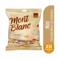 Chocolatina Montblanc 180g 20u Almendras