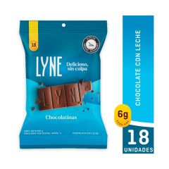 Chocolatinas Lyne Bolsa x 108gr x 18 Unidades