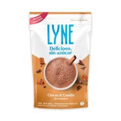 Chocolate en Polvo Lyne Con Clavos Y Canela Sin Endulzar Doypack x 200gr