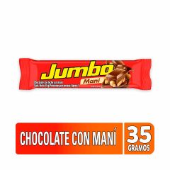 Chocolatina Jumbo Con Maní x 35gr
