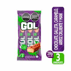 Chocolatina Gol x 28gr x 3 Unidades