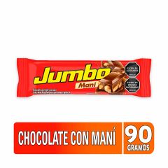 Chocolatina Jumbo Con Maní x 90gr
