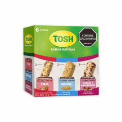 Barras De Cereal Tosh Surtidas x 23gr x 6 Unidades