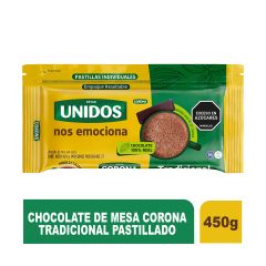 Chocolate En Pasta Corona Tradicional Pastillas Individuales x 450gr