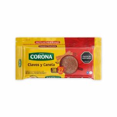 Chocolate En Pasta Corona Sabor Clavos Y Canela Pastillas Individuales x 450gr