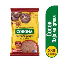 Cocoa Corona Baja En Grasa Bolsa X 230gr