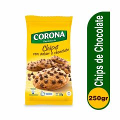 Chips De Chocolate Corona Bolsa x 250gr