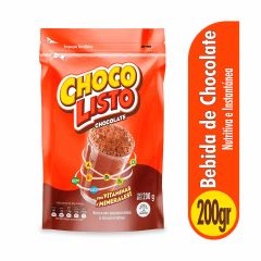 Chocolisto En Polvo Con Vitaminas Y Minerales Doypack x 200gr