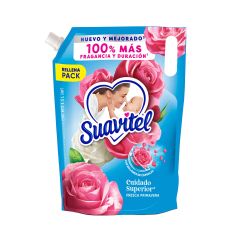 Suavizante De Telas Suavitel Cuidado Superior Fresca Primavera Doypack x 1500ml