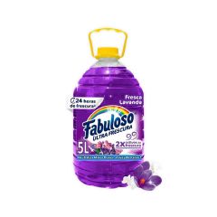 Limpiador Líquido Multiusos Fabuloso Frescura Activa Aroma Lavanda Pet x 5000ml