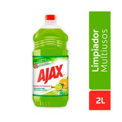 Limpiador Líquido Multiusos Ajax Bicarbonato Naranja Limón Pet x 2000ml