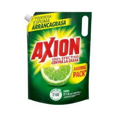 Lavaplatos Líquido Axion Arrancagrasa Aroma Limón Doypack x 1500ml