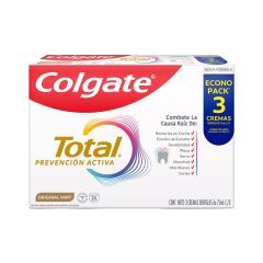 Crema Dental Colgate Total 12 Clean Mint x 75ml x 3 Unidades