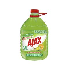 Limpiador Líquido Multiusos Ajax Bicarbonato Naranja Limón Pet x 3000ml