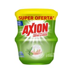 Lavaplatos En Crema Axion Con Aloe Y Vitamina E x 450gr x 2 Unidades Súper Oferta