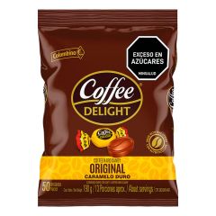 Caramelo Duro Coffee Delight Con Café Bolsa x 190gr x 50 Unidades