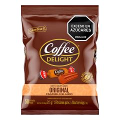 Caramelo Blando Coffee Delight Con Café Bolsa x 215gr x 50 Unidades