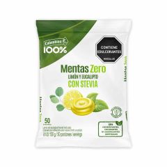 Caramelo Duro Colombina 100% Mentas Sin Azúcar Limón Y Eucalipto x 150gr x 50 Unidades