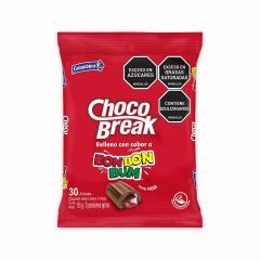Caramelo Relleno Chocobreak Con Sabor A Bon Bon Bum x 150gr x 30 Unidades