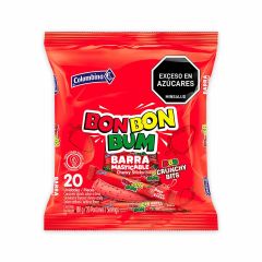 Bonbonbum Colombina Barra Masticable x 180gr x 20 Unidades