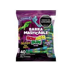 Bonbonbum Barra Masticable Halloween Pinta Lenguas X 400gr X 40 Unidades