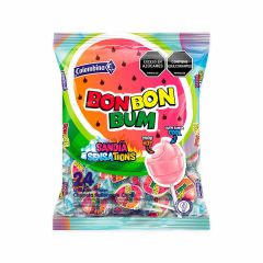 Bonbonbum Colombina Sandía Sensations X 432gr X 24 Unidades