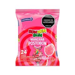 Bonbonbum Colombina Manzana Postobon X 432gr X 24 Unidades