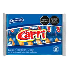 Galleta Capri 288g 24u Vainilla