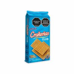 Galletas Saladas Crakeñas Club X 24gr X 6 Paquetes