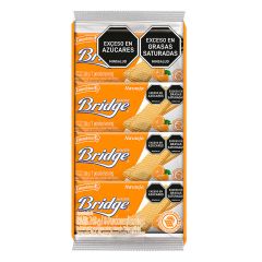 Galletas Bridge Wafer Naranja x 30gr x 8 Paquetes