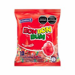 Bonbonbum Colombina 228g 12u Fresa