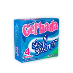 Gelatina En Polvo Gel'Hada Sin Sabor x 30gr x 4 Sobres