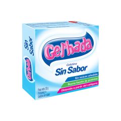 Gelatina En Polvo Gel'Hada Sin Sabor x 30gr x 4 Sobres