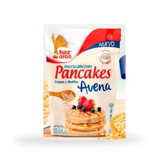 Mezcla Lista Para Pancakes Crepes Y Wafles Haz De Oros Con Avena x 300gr