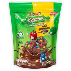 Mini Brownie Mama-ía Sabor A M&M x 180gr x 10 Unidades