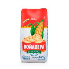 Harina Precocida De Maíz Doñarepa Blanca x 1000gr