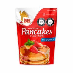Mezcla Lista Para Pancakes Crepes Y Wafles Haz De Oros x 600gr
