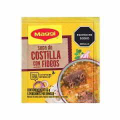 Sopa De Costilla Maggi Con Fideos Sobre x 65gr