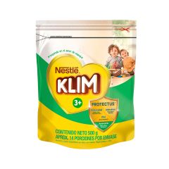 Alimento Lácteo Klim Nestlé 3+ Fortilearn Doypack x 500gr