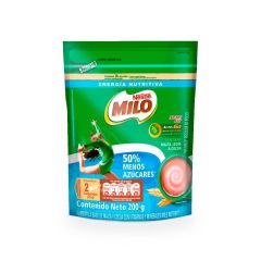 Milo Nestlé Active-Go Nutri Fit Menos Azúcar Doypack x 200gr