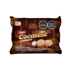 Galleta Cocosette 438g 12u Sandwich