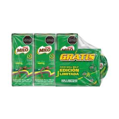 Milo Nestlé Active-go Tetra X 180ml X 6 Unidades Gratis Fuchi Ball