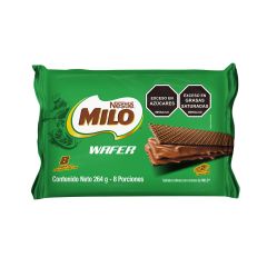 Galleta Milo Nestlé Wafer X 33gr X 8 Paquetes