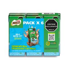 Milo Activ-Go 180M 6Un Rtd Menos Azucar