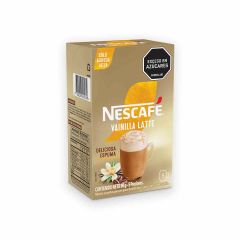 Mezcla De Café Nescafé Vainilla Latte Display X 18gr X 5 Sobres