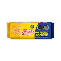 Galletas Saltinas Nestlé Mantequilla x 288gr x 3 Tacos Pack Ahorro
