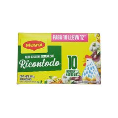 Caldo De Gallina Maggi Desmenuzado Ricontodo X 108gr Pague 10 Lleve 12 Sobres