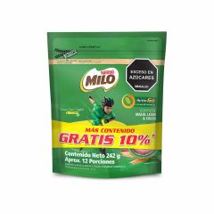 Milo Nestlé Active-go Doypack X 242gr Gratis 10% Más Contenido
